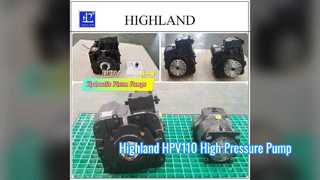 Highland HPV110 Axialkolbenpumpe 42 MPa Harvester-Lösung