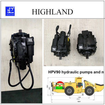 Hochdruck-Untertage-LKW-Hydraulikpumpen Motoren PV22 MV23