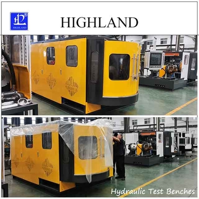 Prüfung von hydraulischen Pumpen und Motoren mit 110 kW vollautomatischen hydraulischen Prüfbänken