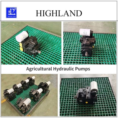 Große Verschiebungs-landwirtschaftliche Erntemaschinen-hydraulisches Tandem pumpt mit Zahnradpumpe
