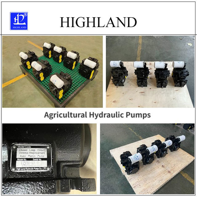 Große Verschiebungs-landwirtschaftliche Erntemaschinen-hydraulisches Tandem pumpt mit Zahnradpumpe