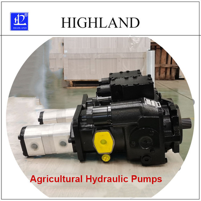 Große Verschiebungs-landwirtschaftliche Erntemaschinen-hydraulisches Tandem pumpt mit Zahnradpumpe