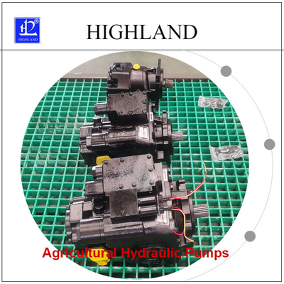 Große Verschiebungs-landwirtschaftliche Erntemaschinen-hydraulisches Tandem pumpt mit Zahnradpumpe