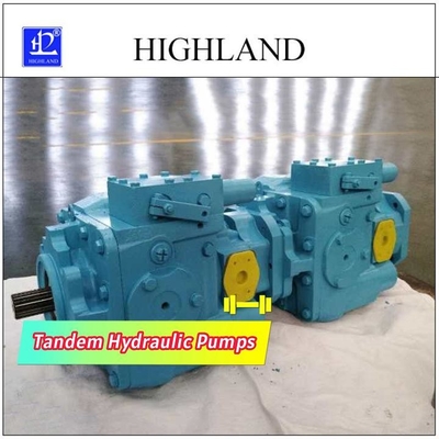 Gestellkolbenringtandemhydraulikpumpen 110cc/R+110cc/R