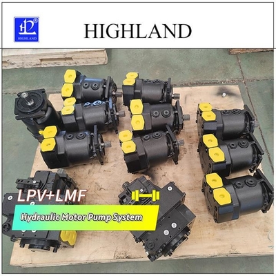 Hydraulische Motorpumpenanlage mit axaler Kolbenpumpe mit variabler Versetzung