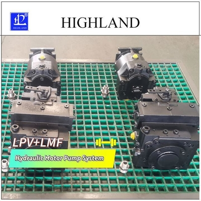 Hydraulische Motorpumpenanlage mit axaler Kolbenpumpe mit variabler Versetzung