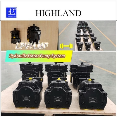 Verwendung eines hydraulischen Pumpenmotorgetriebesystems an einer Harvestmaschine