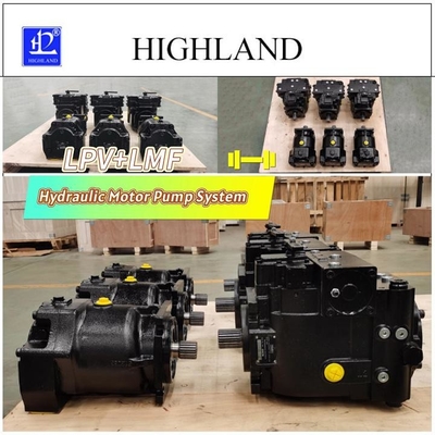 Verwendung eines hydraulischen Pumpenmotorgetriebesystems an einer Harvestmaschine