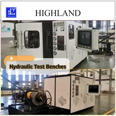 HIGHLAND Schiffshydraulische Prüfstände Hydraulische Prüfmaschine mit klarem Rohrleitungsanschluss