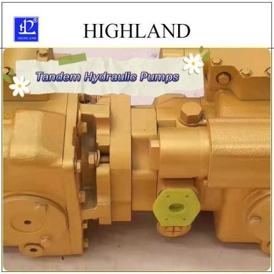 Gusseisen-Sammler Tandem-Hydraulikpumpen Langlebigkeit