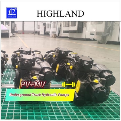 Gusseisen-Gehäuse Untergrundfahrzeug Hydraulikpumpen PV22 MV23