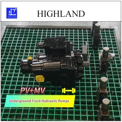 Gusseisen-Gehäuse Untergrundfahrzeug Hydraulikpumpen PV22 MV23