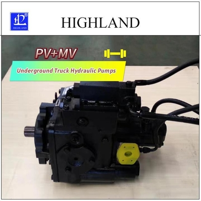 PV22 MV23 Untergrundfahrzeug Hydraulikpumpen Gusseisengehäuse Max-Verschiebung