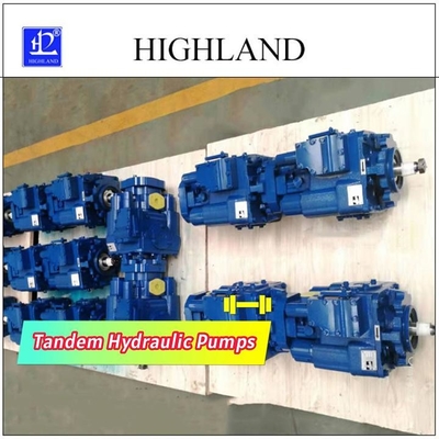 Industrielle Tandem-Hydraulikpumpen mit Schwellplattenstruktur