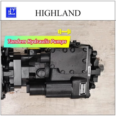 Industrielle Tandem-Hydraulikpumpen mit Schwellplattenstruktur