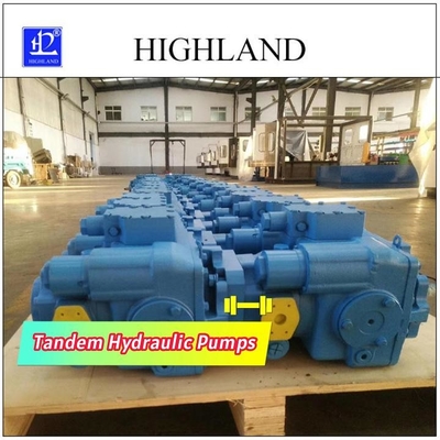 Tandem-Hydraulikpumpen mit Schwellplattenstruktur für industrielle Anwendungen