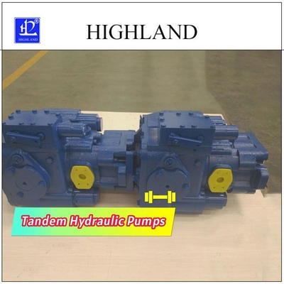 Kompakte Tandem-Hydraulikpumpen Schließkreislauf-Hydrauliksystemanwendungen