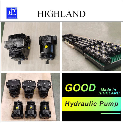 Hydrostatisch angetriebene axiale Kolbenpumpe für Straßenbaumaschinen