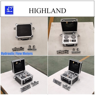 HIGHLAND Datenanzeige Hydraulische Durchflussmessgeräte Maximaldruck 420 Bar für Zementmischer