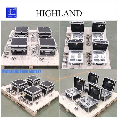 HIGHLAND Hydraulischer Tester Sicherheitstest Hydraulischer Durchfluss mit Datenanzeige