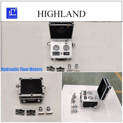 HIGHLAND Hydraulischer Tester Sicherheitstest Hydraulischer Durchfluss mit Datenanzeige