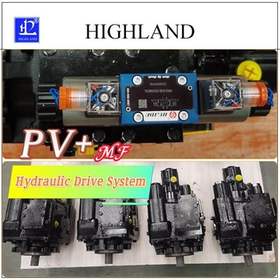 Hydraulisches Antriebssystem für die axiale Kolbenpumpe für eine höhere Leistung