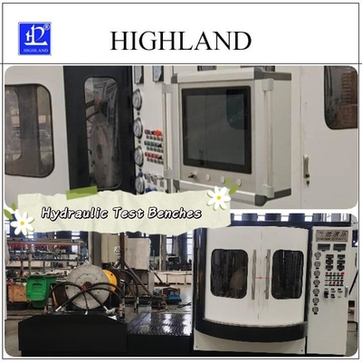 HIGHLAND Hydraulische Prüfmaschine Hydraulische Prüfbank mit hoher Ölfiltrationsgenauigkeit