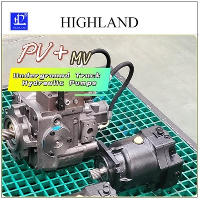 Schnell arbeitende Hydraulikpumpen für Tiefbahnen PV22 MV23