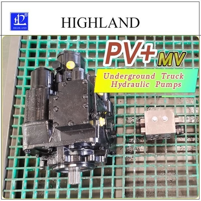 Schnell arbeitende Hydraulikpumpen für Tiefbahnen PV22 MV23