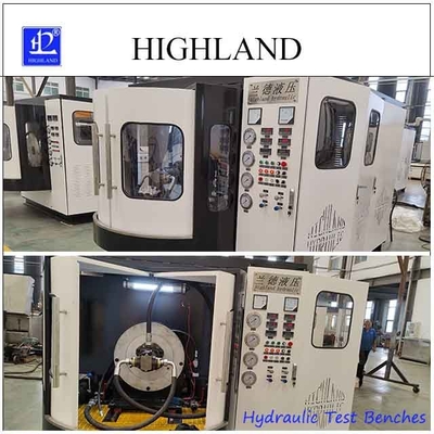 Prüfung von hydraulischen Pumpen und Motoren mit 110 kW vollautomatischen hydraulischen Prüfbänken