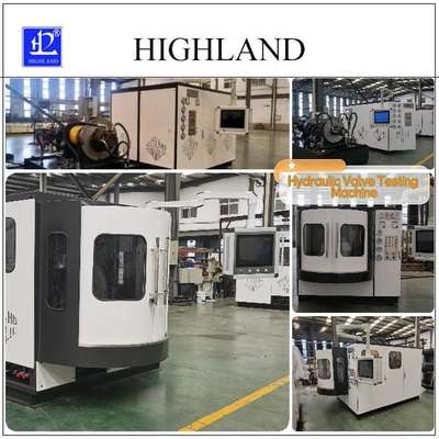 Prüfung des hydraulischen Ventilsystems HIGHLAND Hydraulische Ventilprüfung Maschine kundenspezifische Fabrik