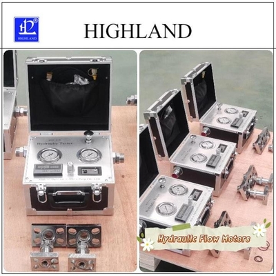 Hydraulische Durchflussmessgeräte mit maximalem Druck von 420 bar für Prüfdurchfluss von -20 oC bis 150 oC