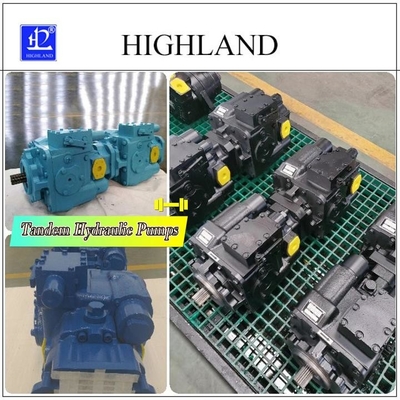 Vielseitige und zuverlässige Tandem-Hydraulikpumpen für schwere Maschinen