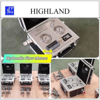 Maximaldruck 420 Bar präzise hydraulische Durchflussmessgeräte mit Datenanzeige
