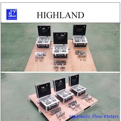 Maximaldruck 420 Bar präzise hydraulische Durchflussmessgeräte mit Datenanzeige