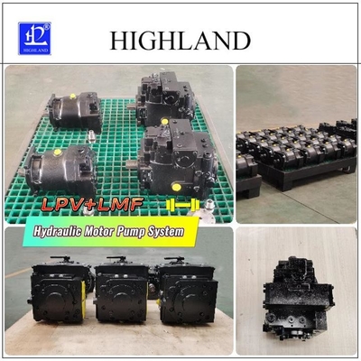 Hochmotorisiertes Pumpensystem mit maximaler Hubfläche von 70 ml/h