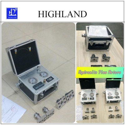 Datenanzeige Hydraulische Durchflussmessgeräte Maximaldruck 420 Bar Öltemperaturbereich -20 °C -150 °C