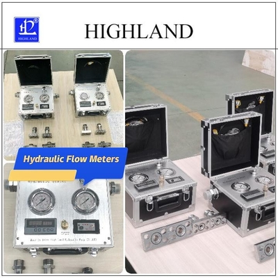 Anzeige der Temperaturprüfdaten Hydraulischer Prüfer 500L/min abnehmbar
