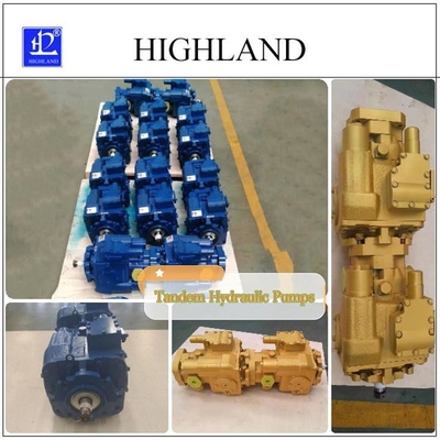 Hydraulikpumpen mit variabler Tandemverschiebung für einen Nenndruck von 35 Mpa