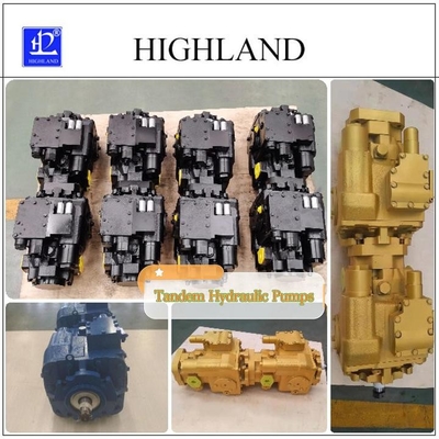Hydraulikpumpen mit variabler Tandemverschiebung für einen Nenndruck von 35 Mpa