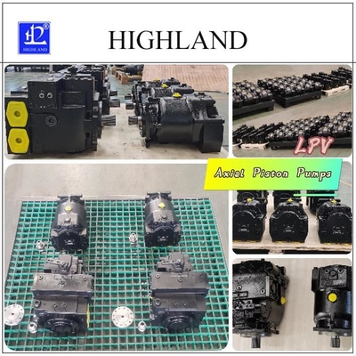 Schwarze Kolbenpumpe mit Funktion in hydraulischen Systemkomponenten