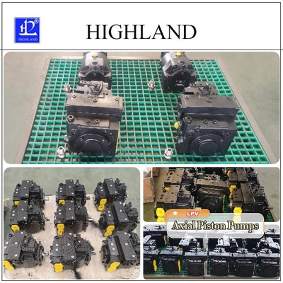 Schwarze Kolbenpumpe mit Funktion in hydraulischen Systemkomponenten