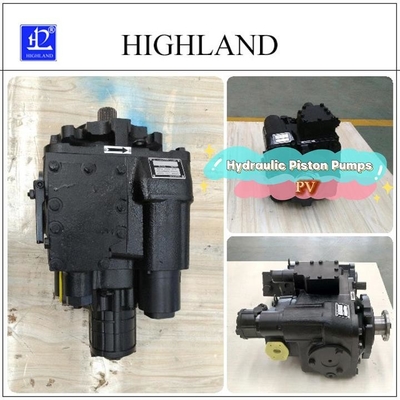 Industrielle schwarze hydraulische Kolbenpumpe mit einfacher Installation