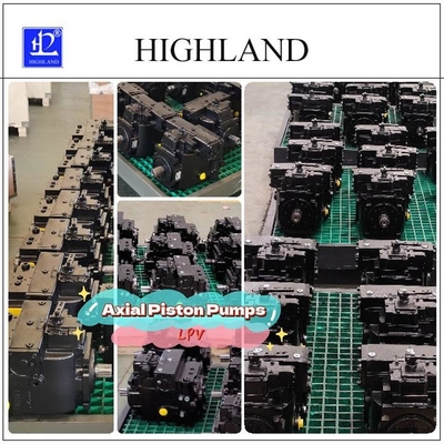 35 MPa Nenndruck Schwarze hydraulische Kolbenpumpen, die eine optimale Systemleistung gewährleisten
