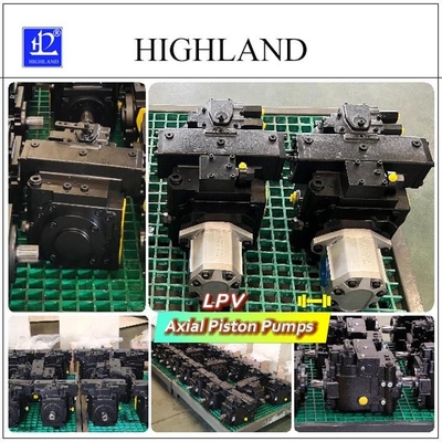 35 MPa Nenndruck Schwarze hydraulische Kolbenpumpen, die eine optimale Systemleistung gewährleisten