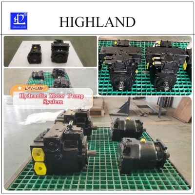 Hydraulisches Pumpensystem für die Ernte 42 MPa Druck Sperrholzgehäuse