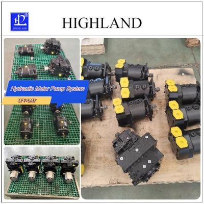 Hydraulisches Pumpensystem für die Ernte 42 MPa Druck Sperrholzgehäuse