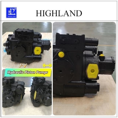 Schwarze hydraulische Kolbenpumpe mit variabler Versetzung 35Mpa Nenndruck
