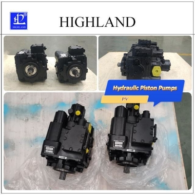 Schwarze hydraulische Kolbenpumpe mit variabler Versetzung 35Mpa Nenndruck