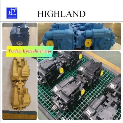 Modus der manuellen Belastung der Tandemkolbenpumpe für Komponenten hydraulischer Systeme